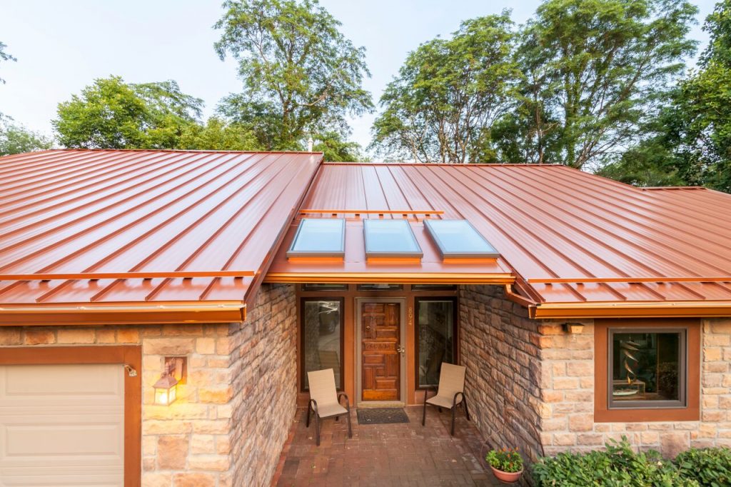 Copper Standing Seam Metal Roof Westerville