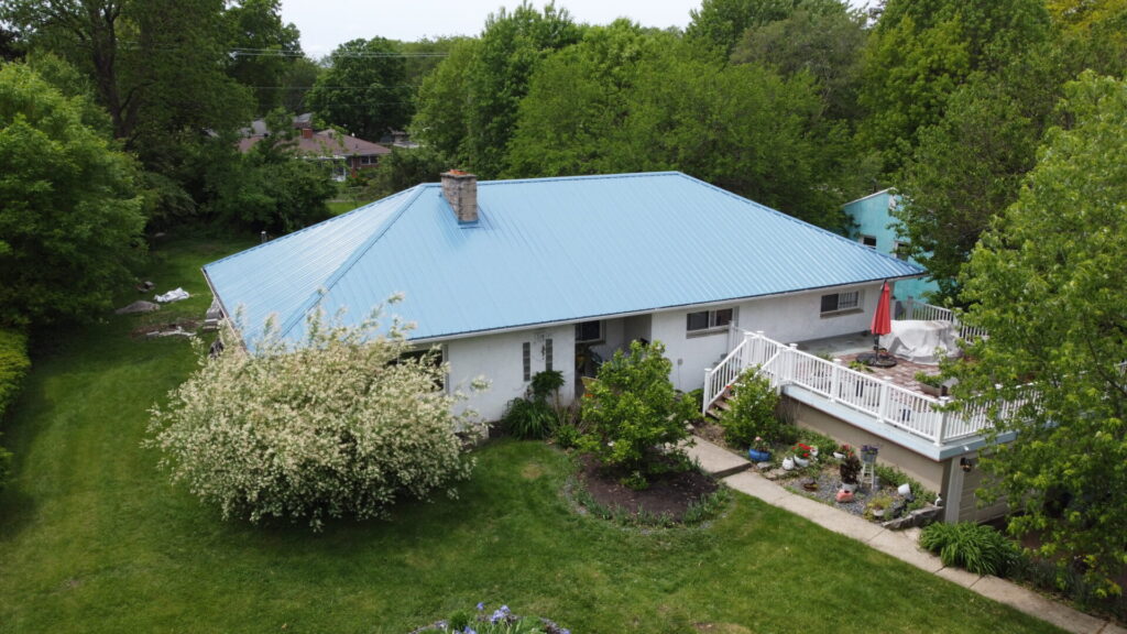 Blue Metal Roof Ohio