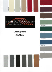 Metal Roof Colors from our Manufacturers - The Metal Roof Company